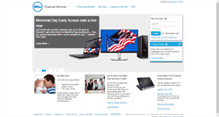 Desktop Screenshot of dellfinancial.com